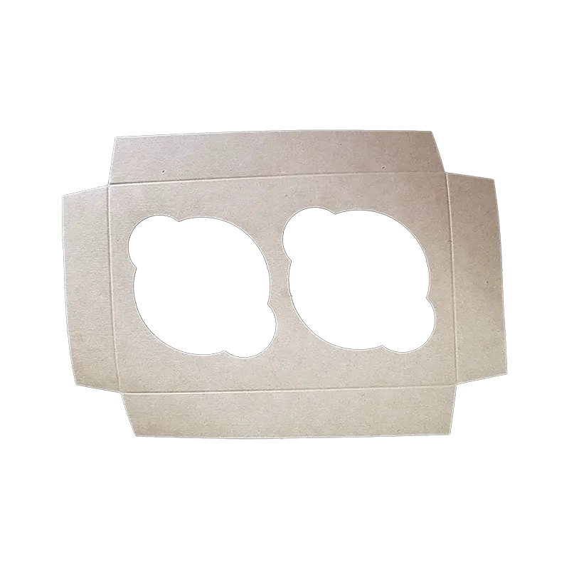 Papírový box na jídlo s oknem MUF 100x160x100 mm (na mufiny) 25 ks