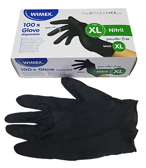 Rukavice NITRILOVÁ "XL" /100ks nepudrovaná
