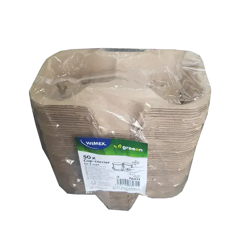 PODNOS  PAP na 2 kelímky 21 x 11 cm ( po 50 ks)