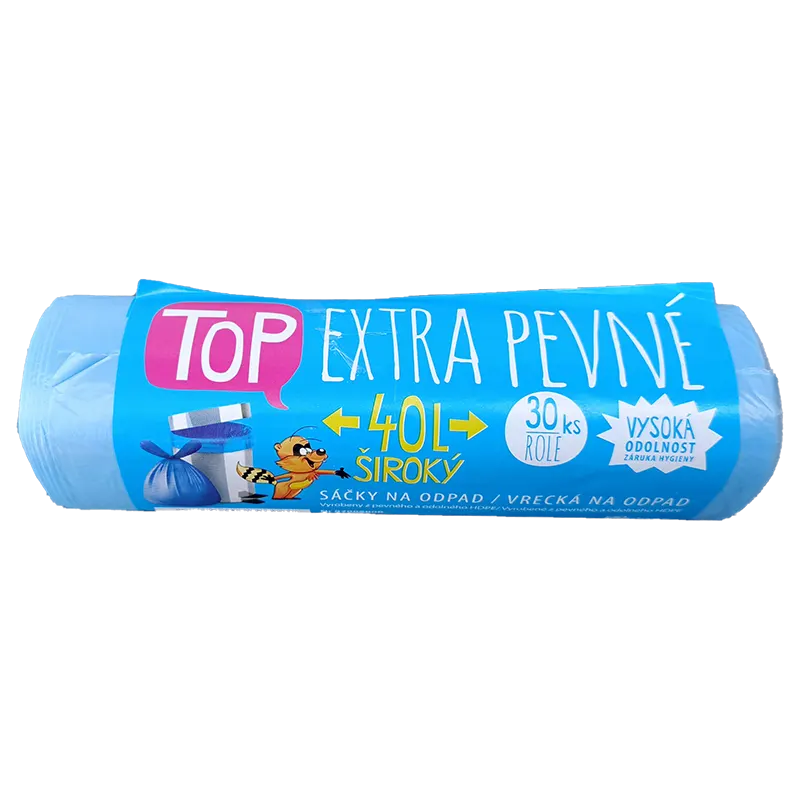 Sáček KOŠ 40 TOP EXTRA PEVNÉ - MODRÝ HDPE10 mi